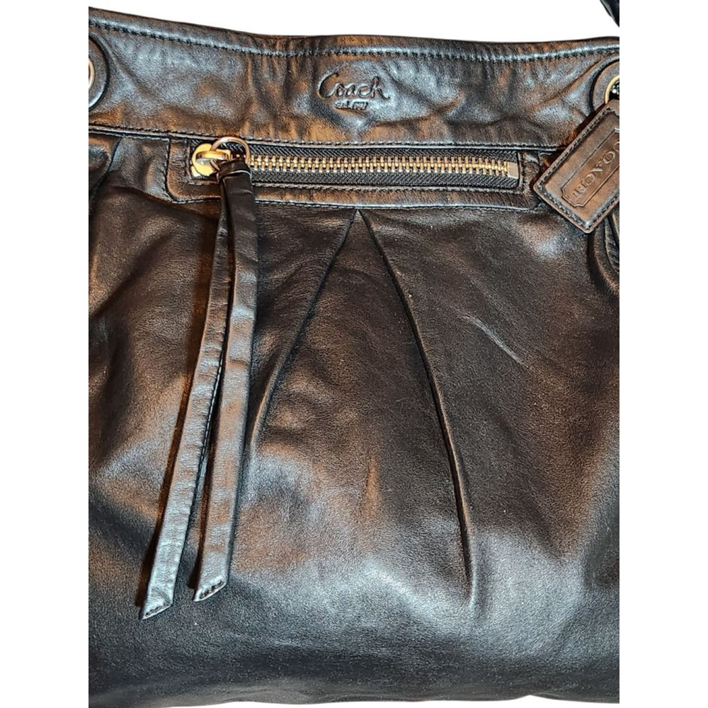 COACH Leather Shoulder Bag Purse - Picture 3 of 10